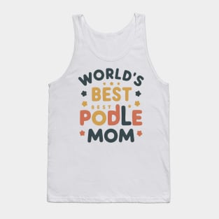 World's best Poodle Grandma Dog Funny Saying Tank Top